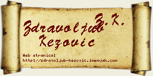 Zdravoljub Kezović vizit kartica
